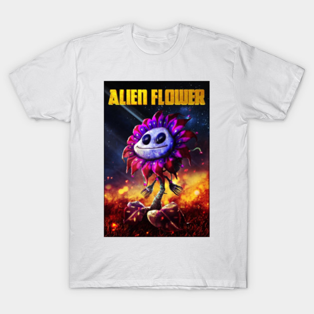 alien flower T-Shirt-TOZ